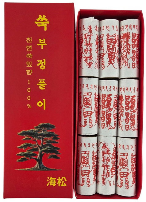 부정풀이 쑥잎 100% 천연 부정쑥 이사 사업재수 장사 액운제거 6개 묶음, 1세트, 단일