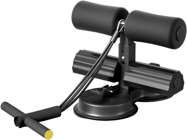 거와스 가정용 윗몸일으키기 보조기 복근 운동기, 블랙, 1개