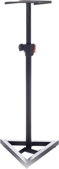 [bespeco] 5-7인치 고무발/스파이크 푸쉬버튼 스프링 충격방지 모니터링 스피커 스탠드, 1개, 블랙, PN90FL