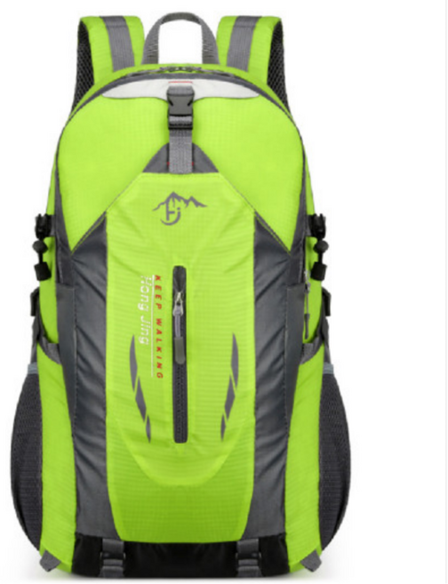 밀리센치 중형 등산가방 배낭, 41l연두