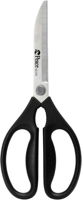 키친아트 오복가위 유선형 가윗날 가정용 업소용 거북가위 고기 김치 갈비가위, 본상품선택, 1개