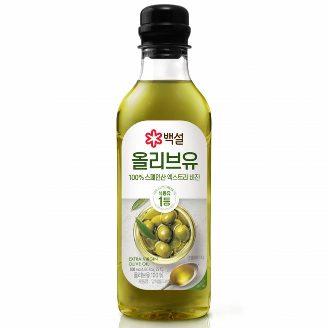 백설 올리브유 500ml, 1개