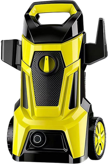 Hysure 高壓洗車機 自吸兩用 智慧斷停 快接設計, 黄色, 45cm