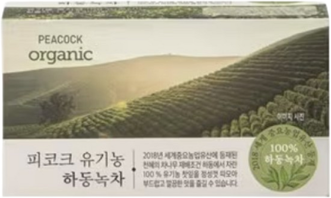 피코크 유기농 하동녹차, 1.2mg, 50개입, 1개