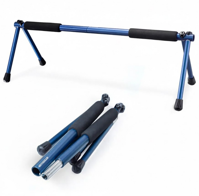 위드기어 국내 제작(국산) 푸쉬업바 PUSW1 팔굽혀펴기 스트롱 홈트레이닝 평행봉 플란체 운동 기구, 블루, 스완