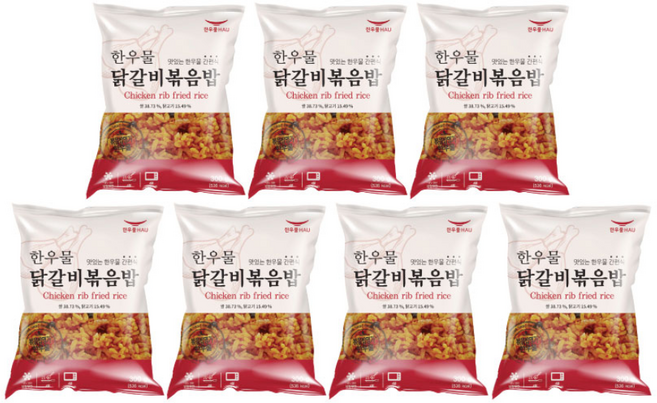 [치타마켓] 한우물 닭갈비볶음밥 300g, 7개