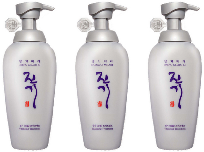 댕기머리 진기 트리트먼트, 3개, 500ml