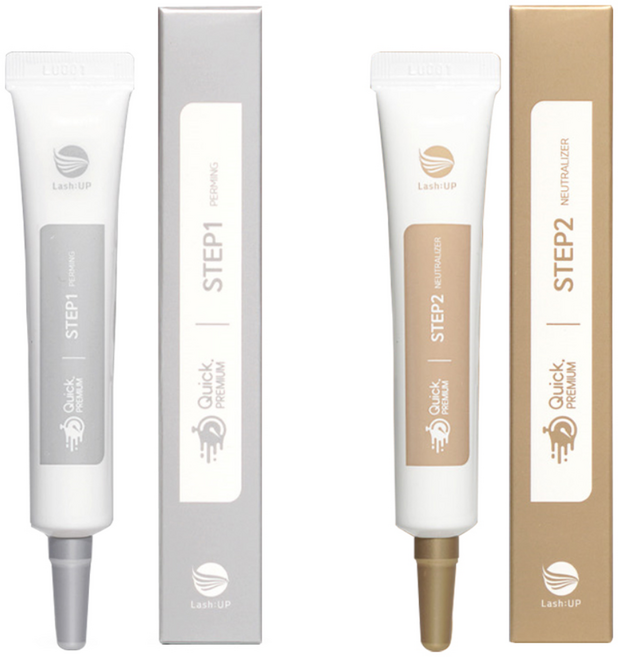 래쉬업 퀵프리미엄 튜브형 펌제 세트 셀프속눈썹 브로우리프팅 저자극 펌제 20회분 이상 사용, 20ml, 1개