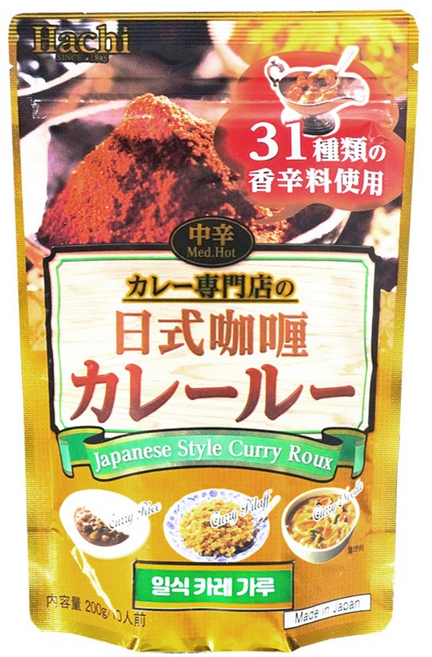 하치 일식 카레 파우더 200g, 1개