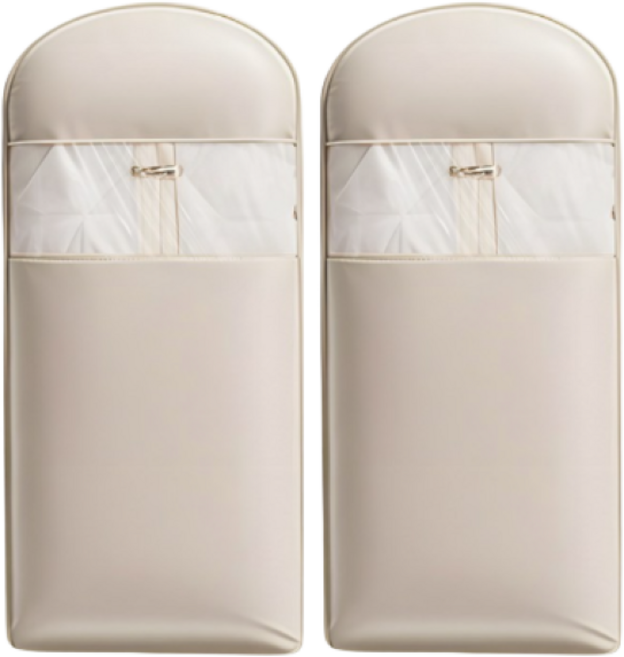 커버포유 옷걸이 압축팩 옷걸이형 의류 압축커버 패딩 코트 보관 대형, 1개, 2개입