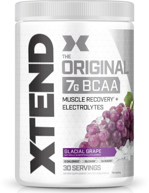 익스텐디드헬스 더 오리지널 7g BCAA 글레이셜 포도 맛, 420g × 1개, 420g, 1개