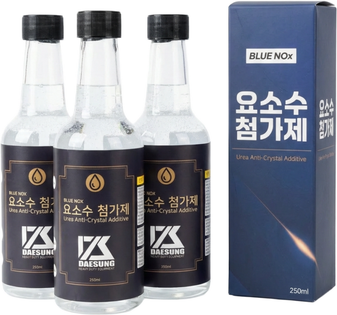 요소수 첨가제 블루녹스 250ml 3개, 디젤 전용