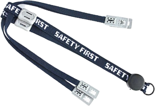 안전모 패션 턱끈 원터치 고급형 안전모부착식 고급턱끈, 네이비, 1개