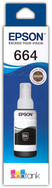 엡손 정품잉크 T664 T774 L310 L565 L1300 L361 L385, 2_엡손 정품_T664100 검정(BLACK), 1개