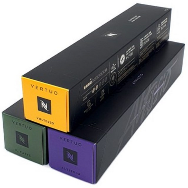 해수미 네스프레소 정품 버츄오 캡슐 에스프레소 3종 세트, 52g, 10개입, 3박스