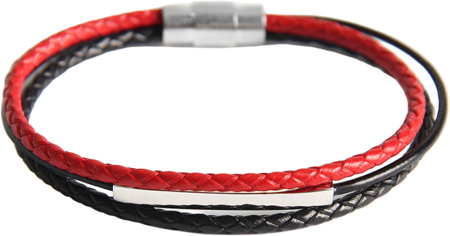 레인저 남성가죽팔찌