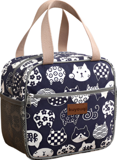 빅디 애니멀 보냉백 보온보냉 도시락가방, A : 블루캣