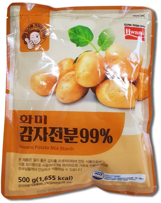화미_감자전분(99%), 500g, 5개