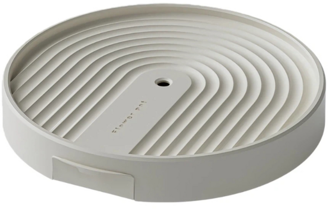 blitopia 히든 바퀴 자동 물빠짐 화분받침대, 1개, 베이지