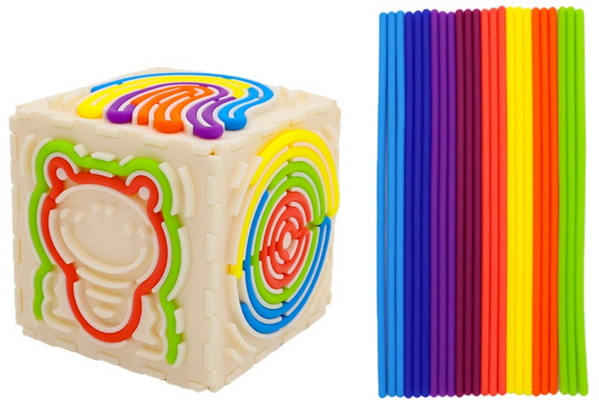 레벨릭스 스트링 피젯토이 소근육 발달 감각놀이 팝잇, 1개, 단품