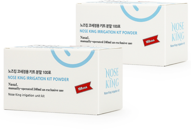 노즈킹 코세척분말 100포, 2개