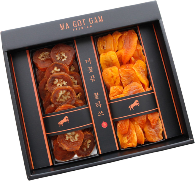 마곶감 블랙 1호 호두말이 감말랭이 2종구성 영동곶감, 1개, 마곶감블랙1호(2종/1kg내외)