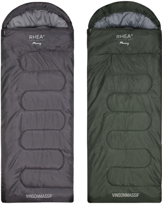 [빈슨메시프] 레아 플러스 머미 캠핑 침낭 사계절 백패킹 차박 경량 이불, 그레이, 1개