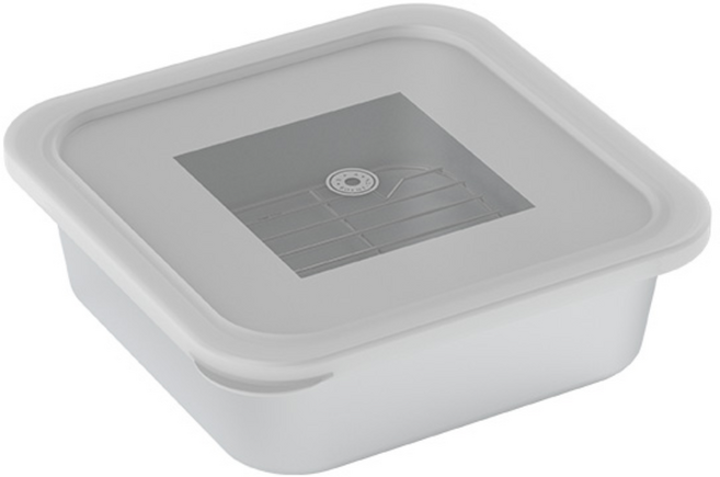 알텐바흐 스텐 밧드 정사각 소 S 17.3cm (채반+뚜껑포함), 1개, 단품