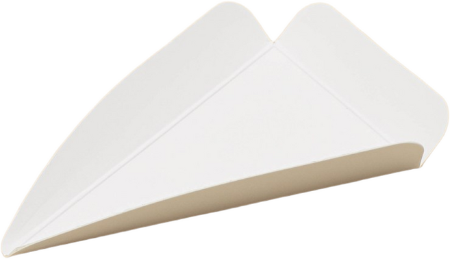 조각케익종이받침(백색)삼각3호, 단품, 1개