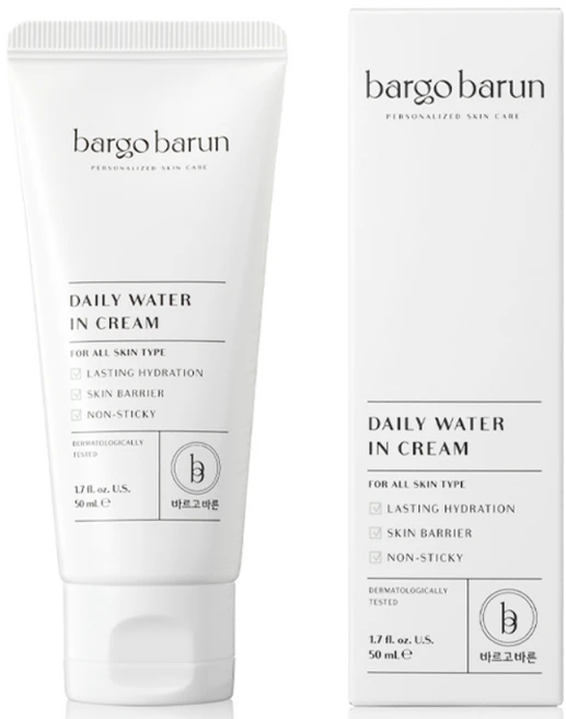 데일리 워터인 크림 100ml (50ml 1+1 구성) 주사 지루성 피부염 좁쌀 여드름 홍조 얼굴 가려움 오일프리 수분크림, 50ml, 1개 - 쿠팡