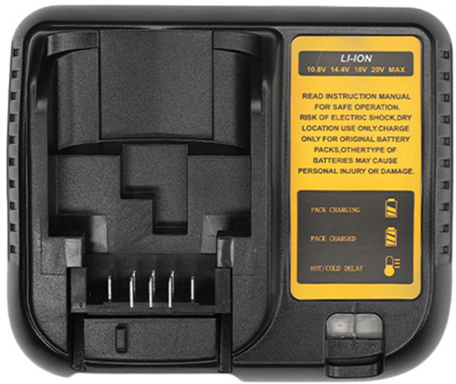 케이엠그랜드 디월트 호환충전기 12v-20v 리튬이온 충전기 미니 충전기 DEWALT배터리 충전기 RHY-DCB112, 1개