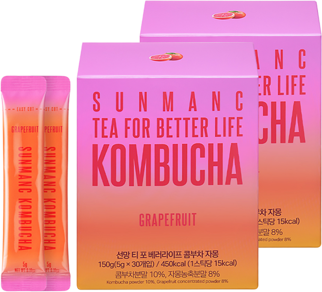 선망 콤부차 자몽맛, 5g, 30개입, 2개