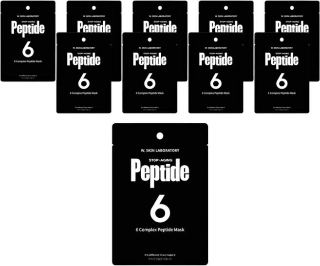 더블유피부연구소 펩타이드 6 마스크 22ml, 1개입, 10개