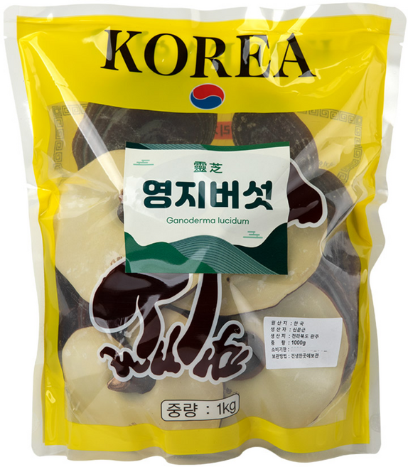 [예운당] 국산100% 영지버섯1kg (원물-선물용), 1개, 1kg