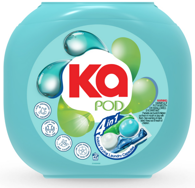 카포드 듀얼코어 4in1 캡슐세탁세제 실내건조용 42개입, 1개