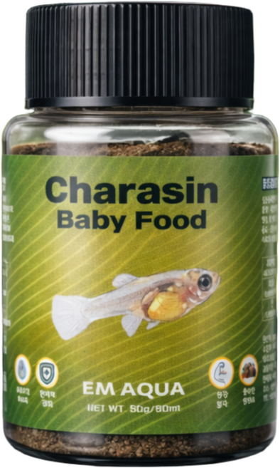 치어먹이 소형 열대어 사료 카라신 구피치어밥, 1개, 50g