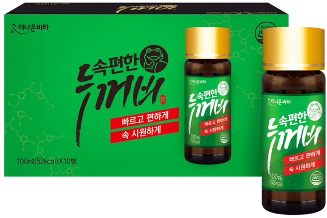 더나은비타 속편한 두꺼비 소화제, 10개, 100ml