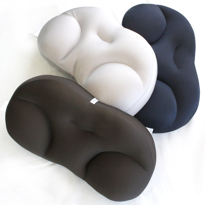 린더스위스 에어비즈 비즈 베개 전체 세탁 가능 경추 베개, 딥네이비, 2개