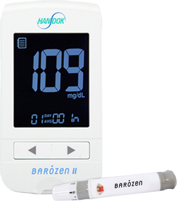 한독 바로잰 2 가정용 혈당 측정기 당뇨 체크기, 1개, 바로잰2혈당측정기