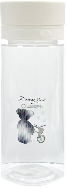 트라이탄 스포츠 물병 산책 등산 수영장 헬스 휴대용 물통 보틀, 1개, 550ml, 화이트