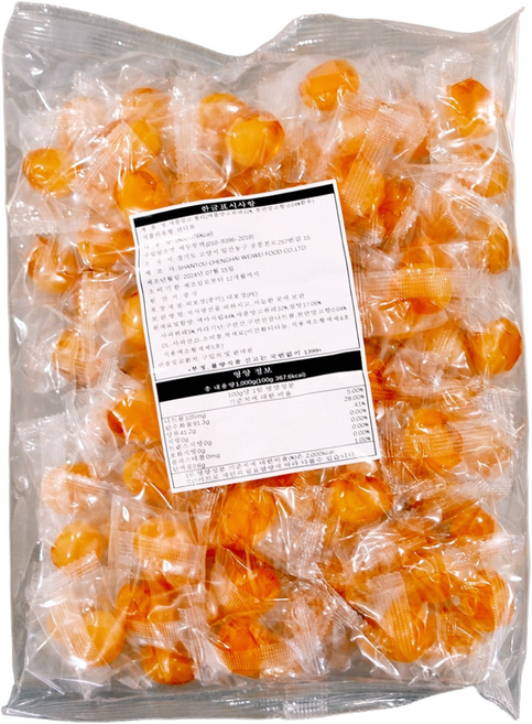 애플망고맛(동글) 젤리(대용량), 1개, 1kg
