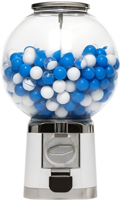 감성엔 이벤트추첨 뽑기기계 캡슐 뽑기, 화이트+실버