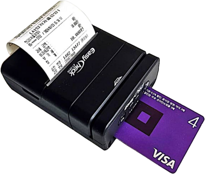 이지체크 신용카드 단말기 휴대폰 무선 블루투스 휴대용 카드결제기 ET-291N, 기존 사업자 (등록 관리 포함), 1개