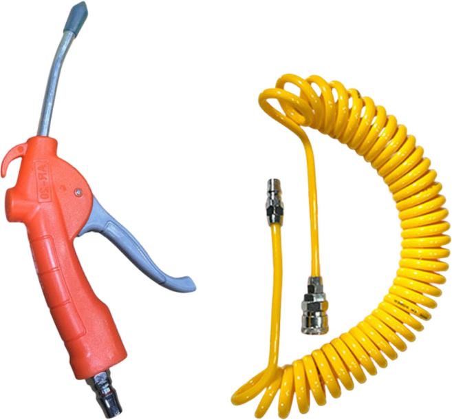 콤프레샤 에어건 에어 코일 호스 8x5M 세트상품 화물 PVC, 1개