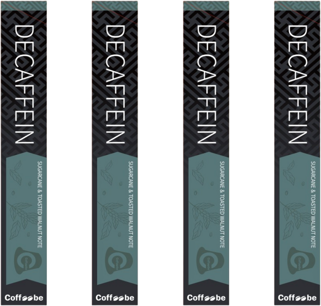 네스프레소 캡슐 커피 호환 커피비 디카페인 40캡슐, 4개, 10개입, 5g