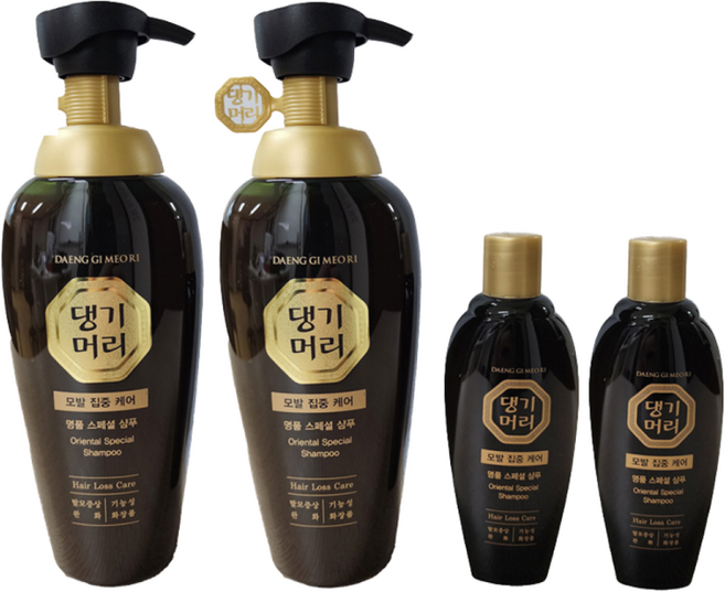 댕기머리 명품 스페셜 샴푸 500ml + 145ml, 2개, 645ml