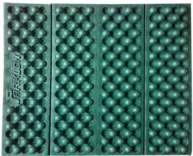 데코마당 국산 파크론 4단방석만_카키차콜 4장 등산방석 접이식 휴대용 방석 캠핑 등산