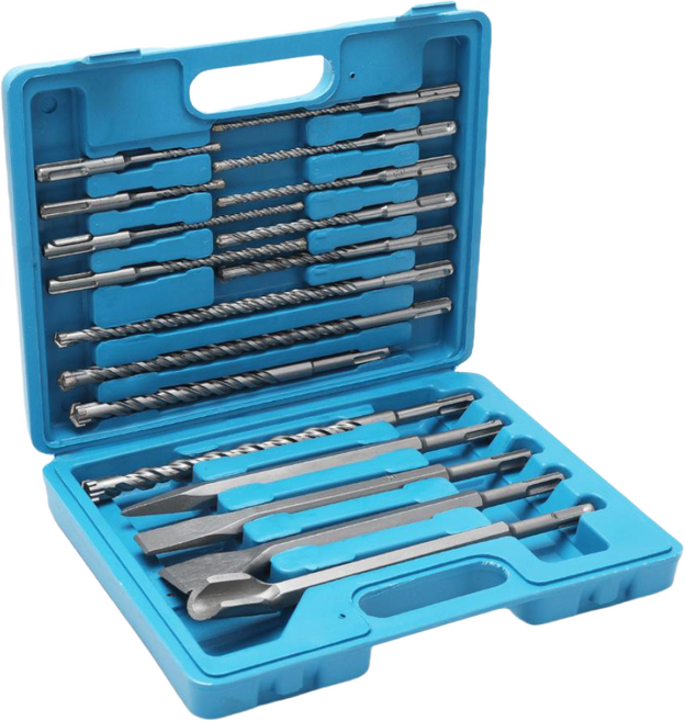 17p세트 해머드릴 비트 함마 콘크리트 기리, 1세트