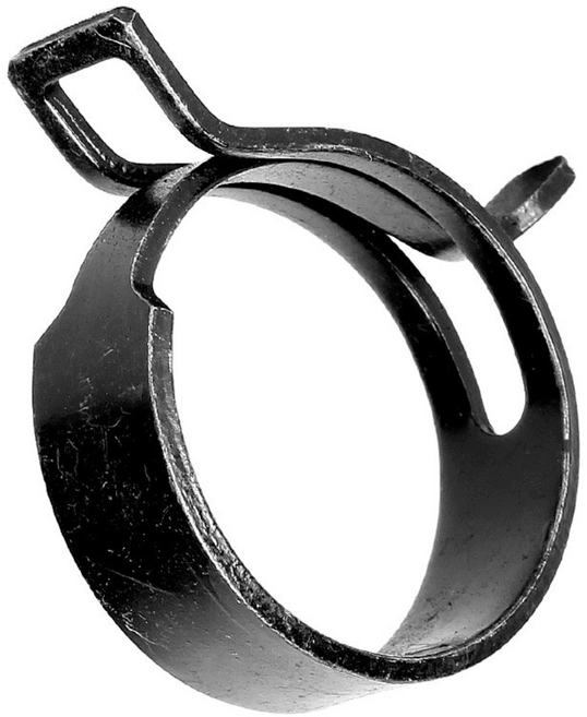 집게밴드 가스밴드 집게반도 클램프 호스클립 스프링밴드 6mm-24mm, 검정내경17mm-10개, 1개