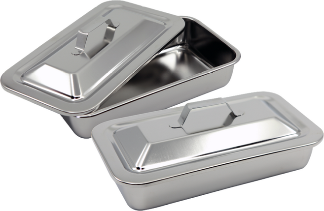 셀프미인 사각밧트 개부바트 알코올솜통 스폰지캔 거즈캔 원형솜통 네일 피부 미용 병원 바트, 1개